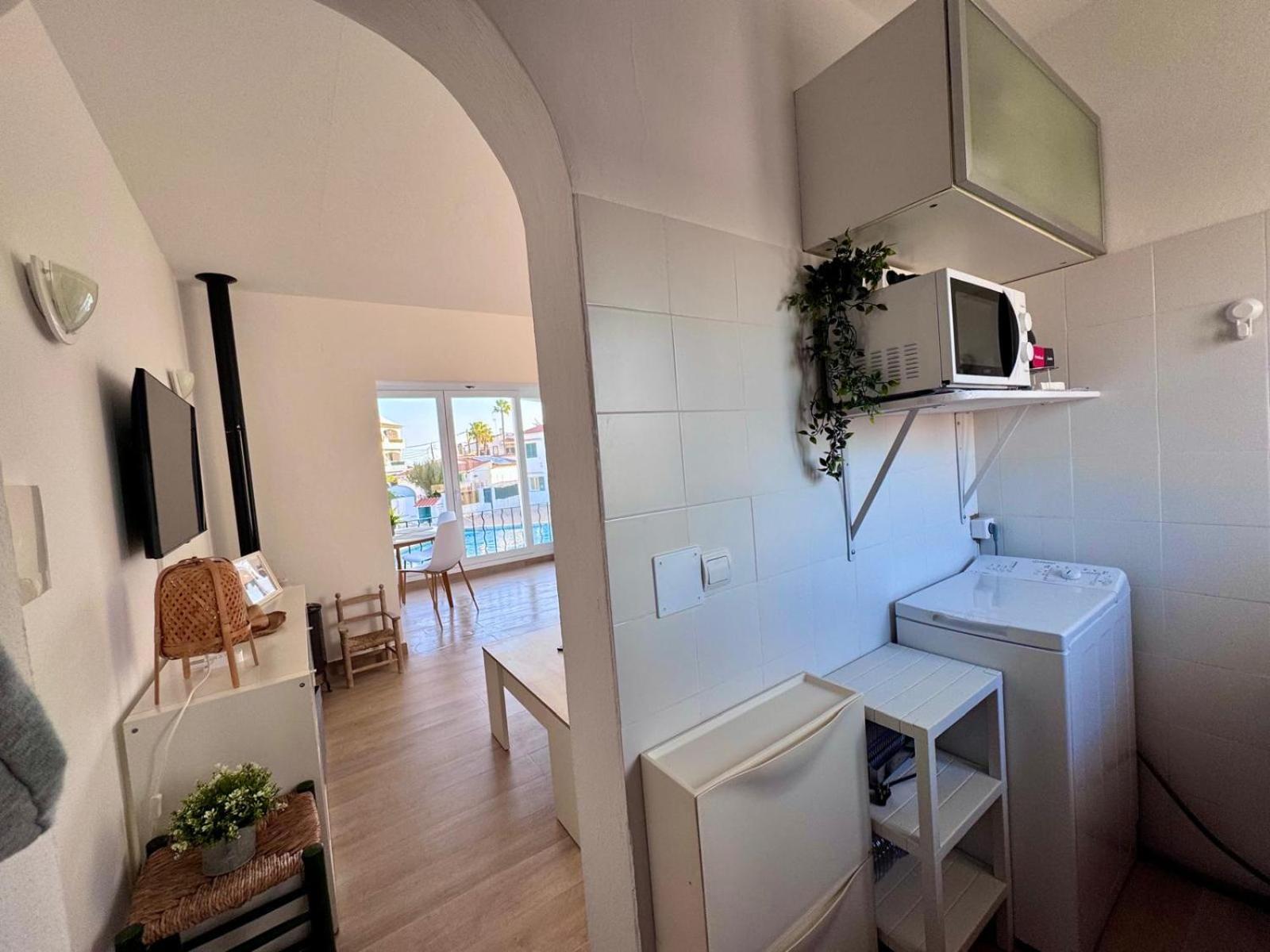 Precioso Apartamento Residencial Con Piscina Cala En Porter  외부 사진